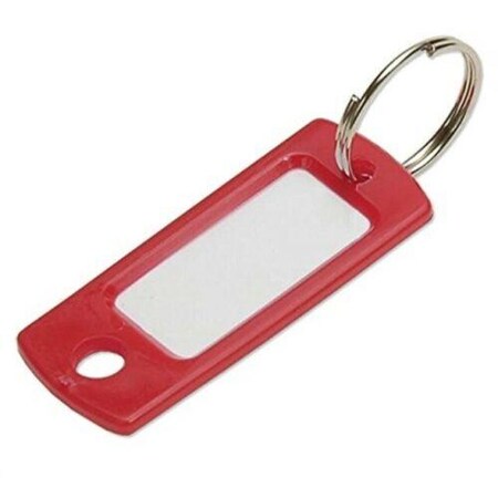 Lucky Line LuckyLine: ID TAG W/RING RED LKL-16970